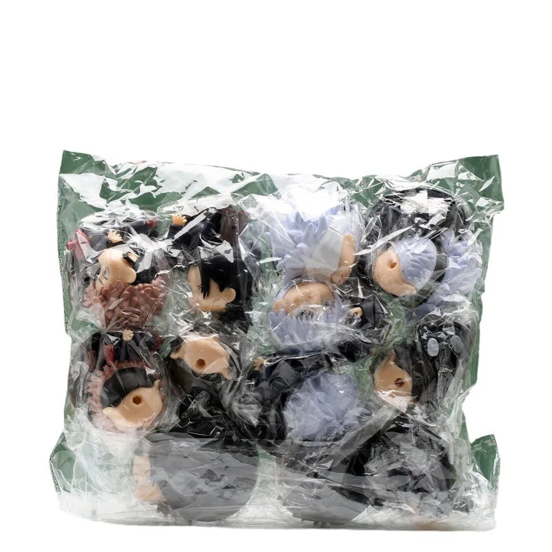 12Pcs/set Cute Jujutsu Kaisen Anime Figurines, Kawaii JJK Figures Toys Collections