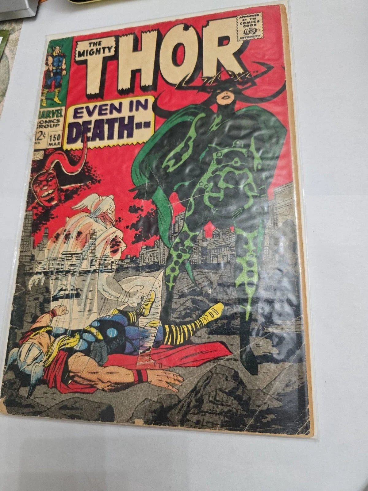 The Mighty Thor #150 Marvel 1968 Silver Age Hela Comic