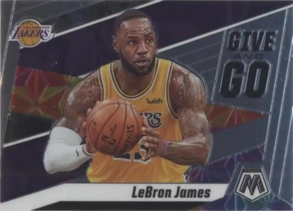 2019-20 Panini Mosaic LeBron James Give & Go #8 CGC 10 Gem Mint Lakers š„