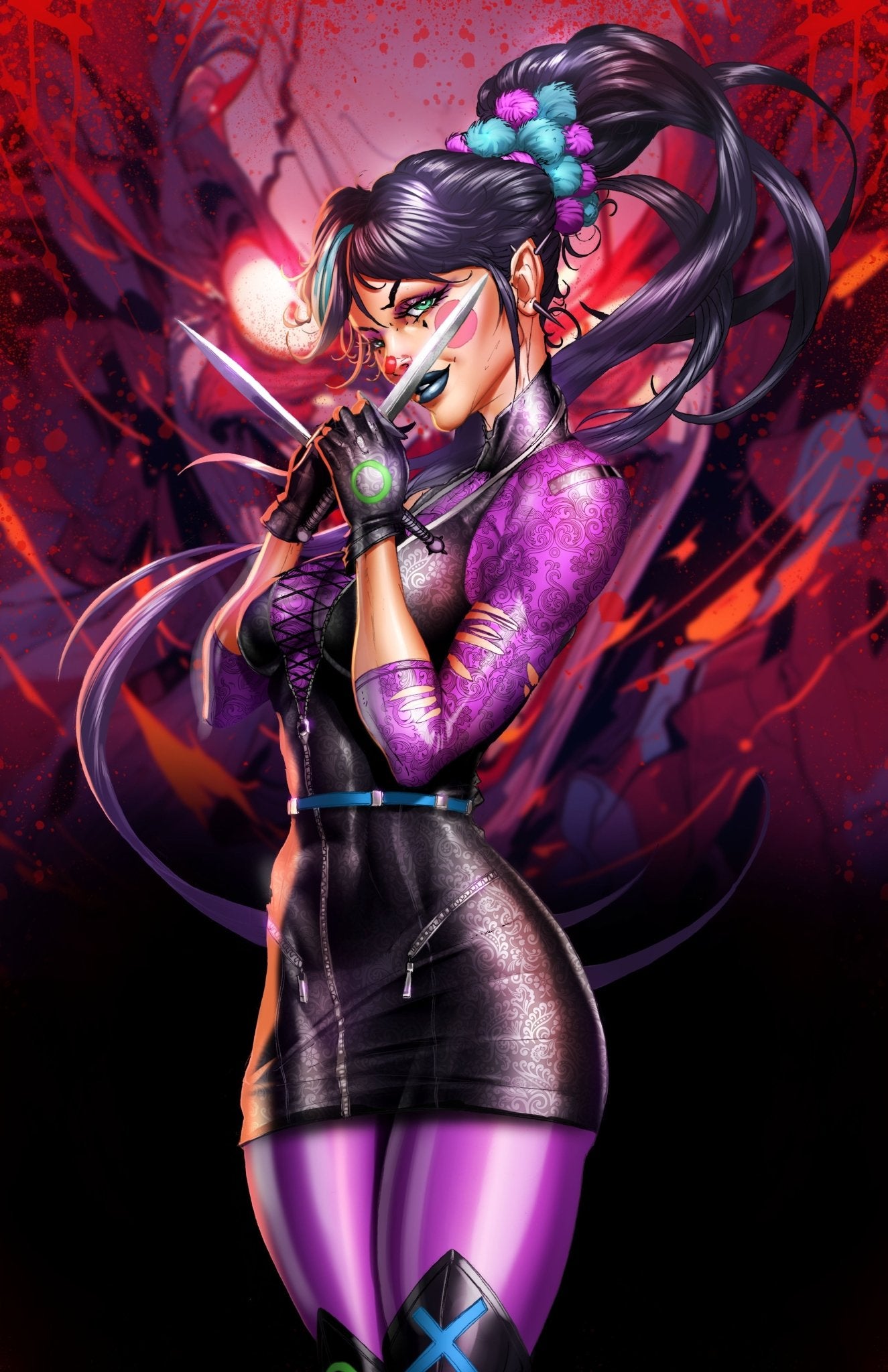 2023 Black Friday Purple Princess Cosplay Metal Comic Variant - House of velmora