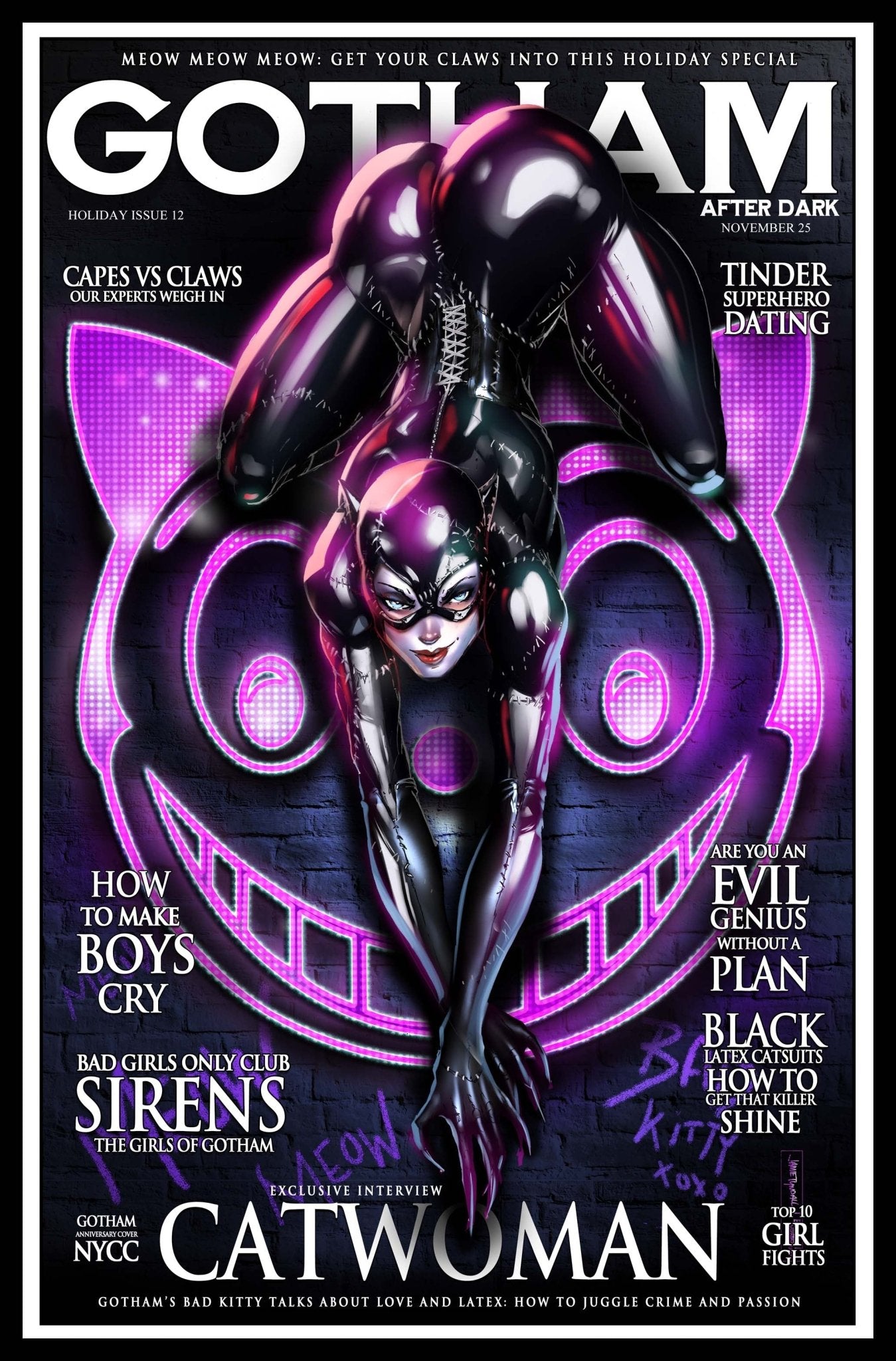 2024 Black Friday Gotham Cat Burglar Metal Variant - House of velmora
