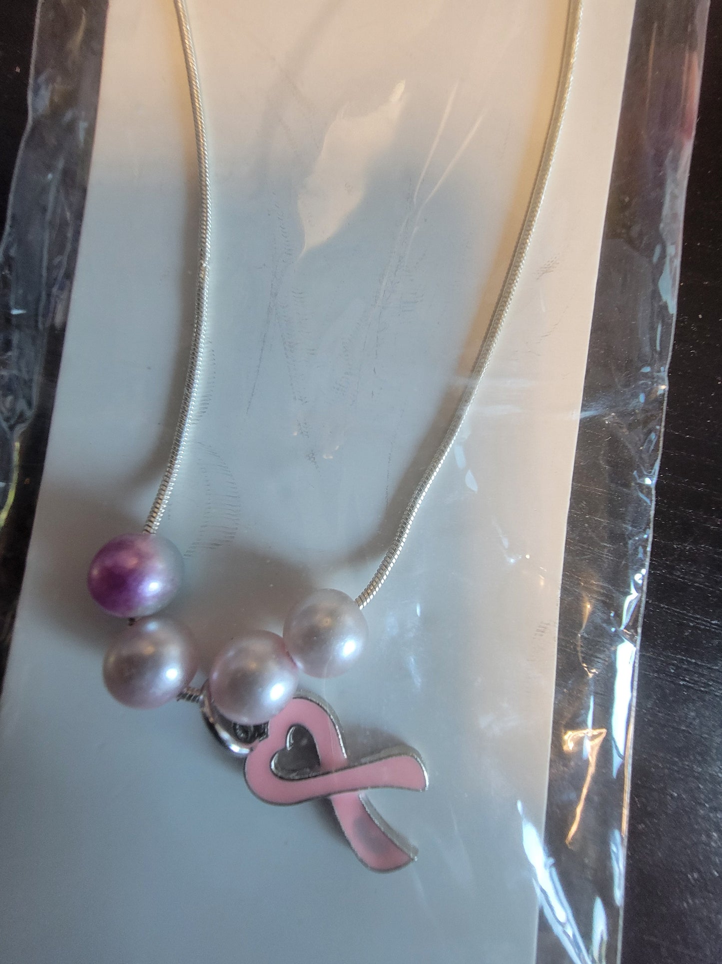 Breast Cancer Awareness Necklace