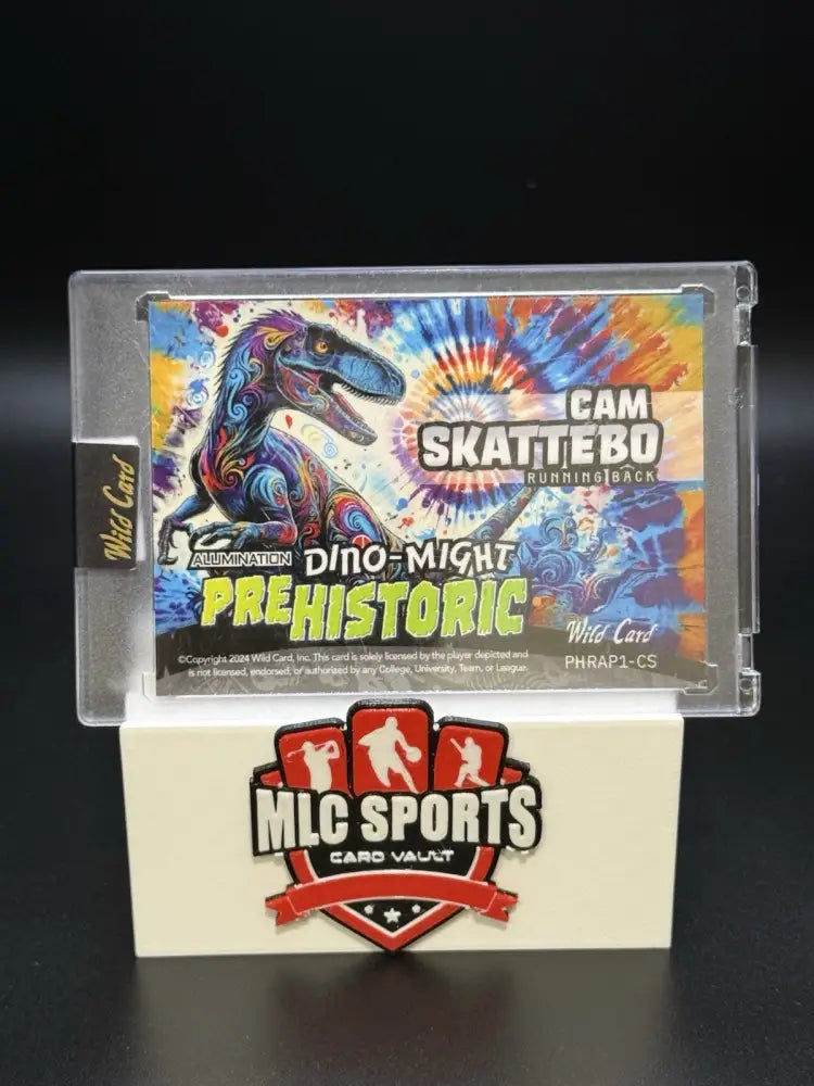 5/15 Cam Skattebo 2024 Wild Card Alumination DINO-MIGHT PRC Lava T-REX