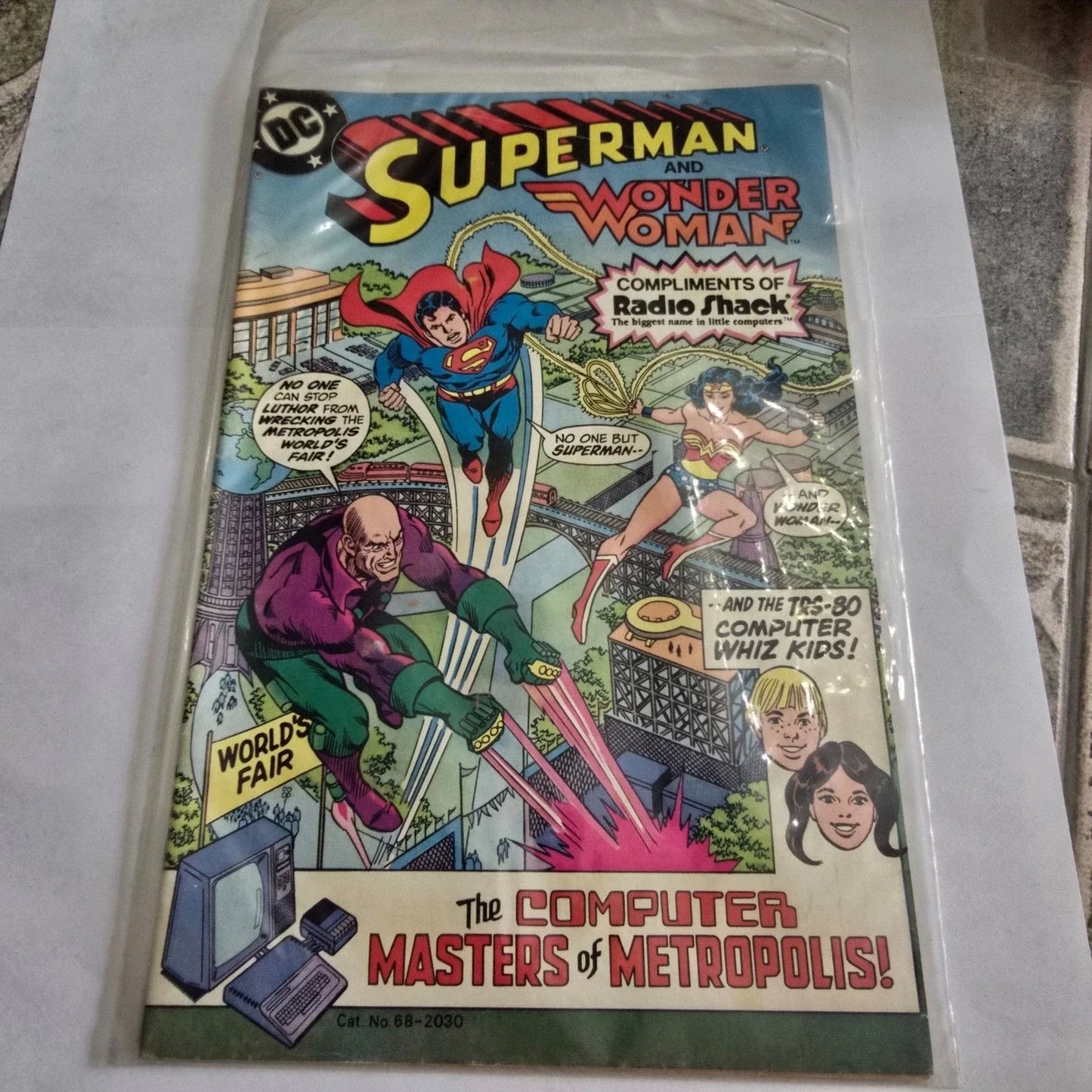 Superman & Wonder Woman Radio Shack TRS-80 Promo Comic
