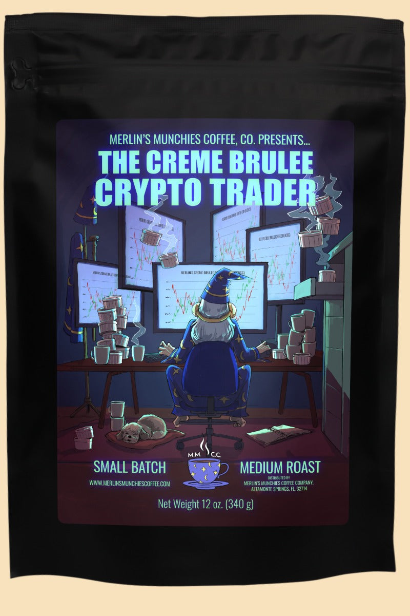 DECAF Creme Brulee Crypto Trader 12 oz
