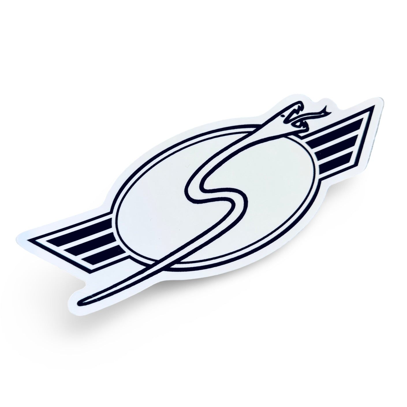 Sims Snake B/W Sticker 6.5”