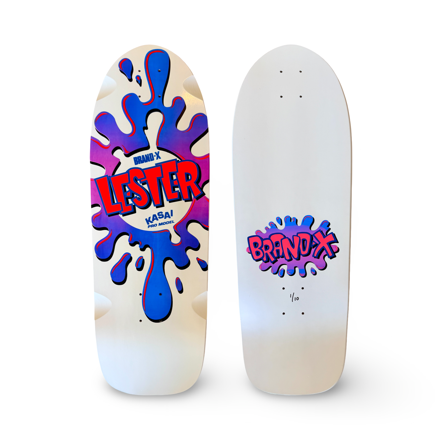 Lester Kasai 10”x30 Limited Edition, HAND-PAINTED Deck (1 of 10)