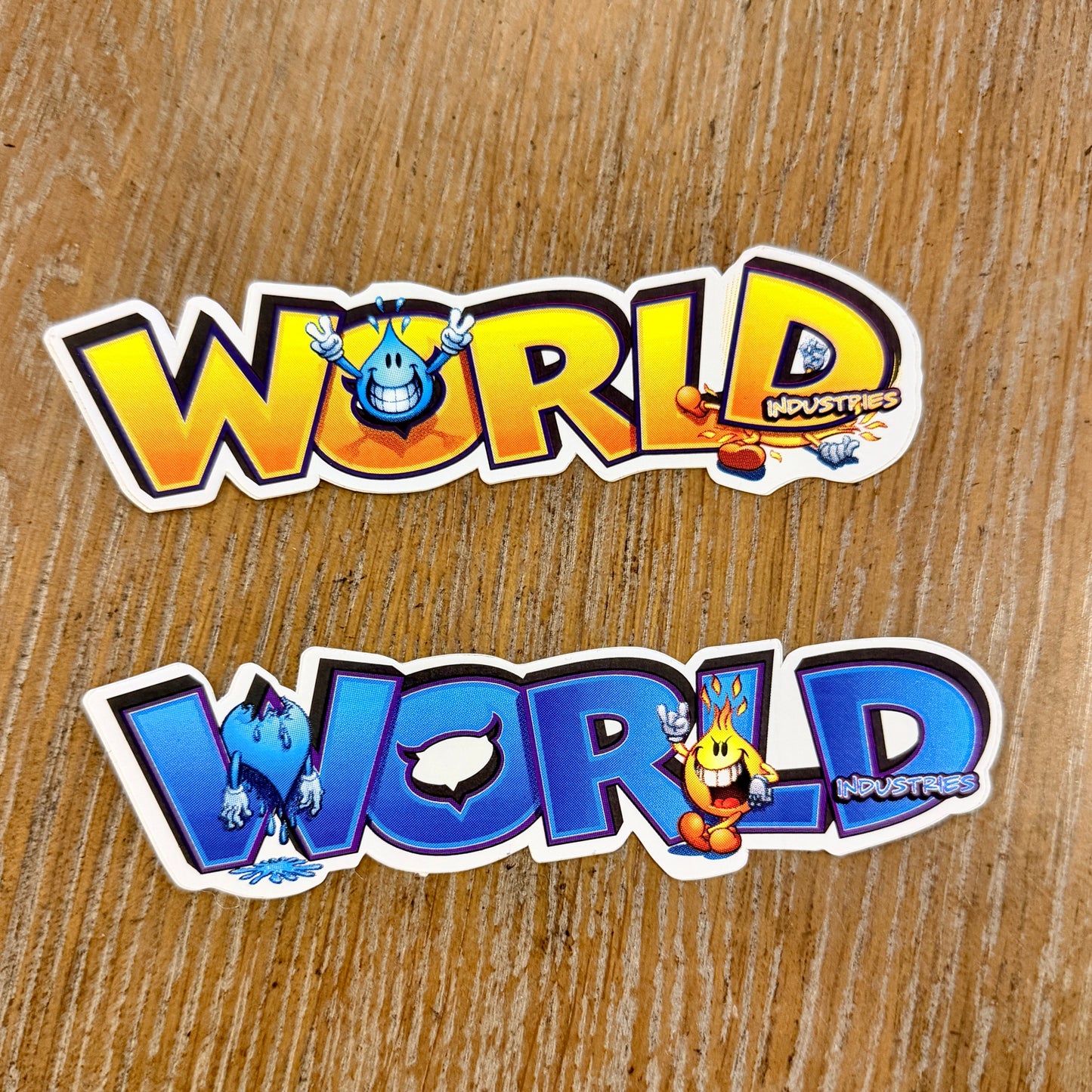 World Industries VINTAGE NOS Sticker 5.5”