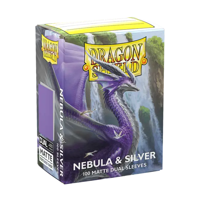 Dragon Shield: Nebula & Silver Dual Matte Sleeves (100)