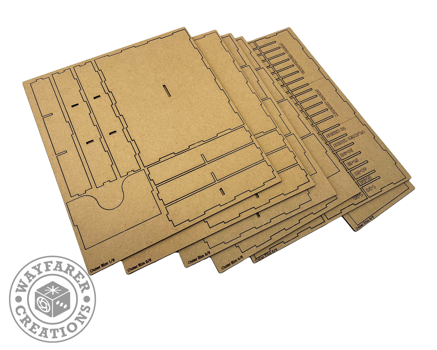 Outer Rim Board Game Organizer Insert