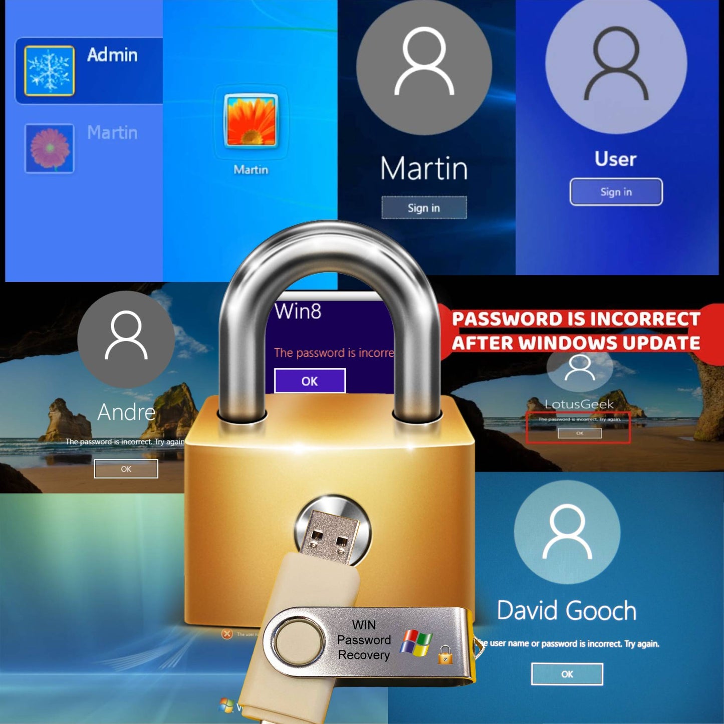 Windows & Linux Password Reset USB β Bootable System Access & Recovery Tool