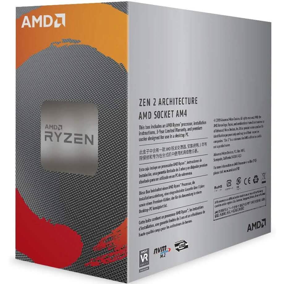 AMD Ryzen 5 3600 6-Core, 12-Thread Unlocked Desktop Processor with Wraith Stealth Cooler (Refurbished)