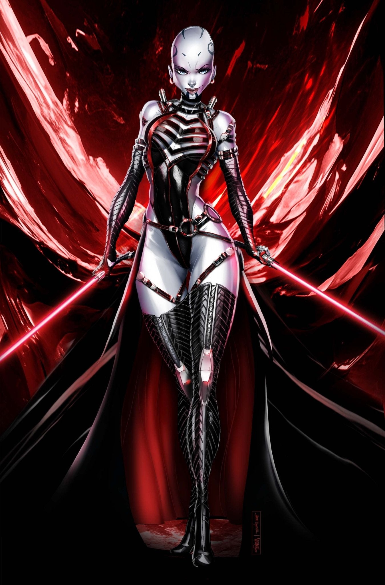 Asajj Double Bladed Print - House of velmora