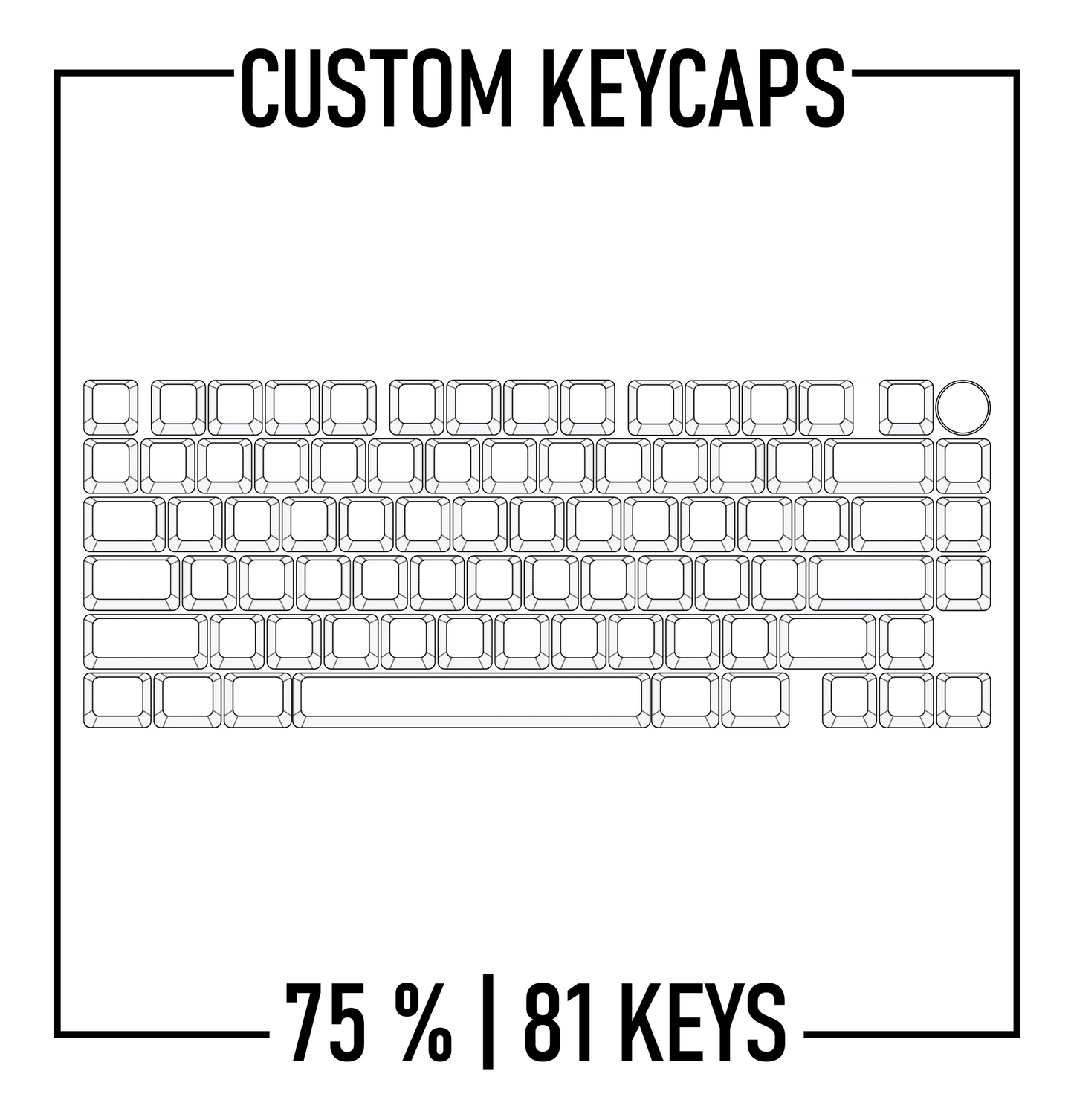 Design Studio - 75% Custom Keycaps Set | PBT Keycaps