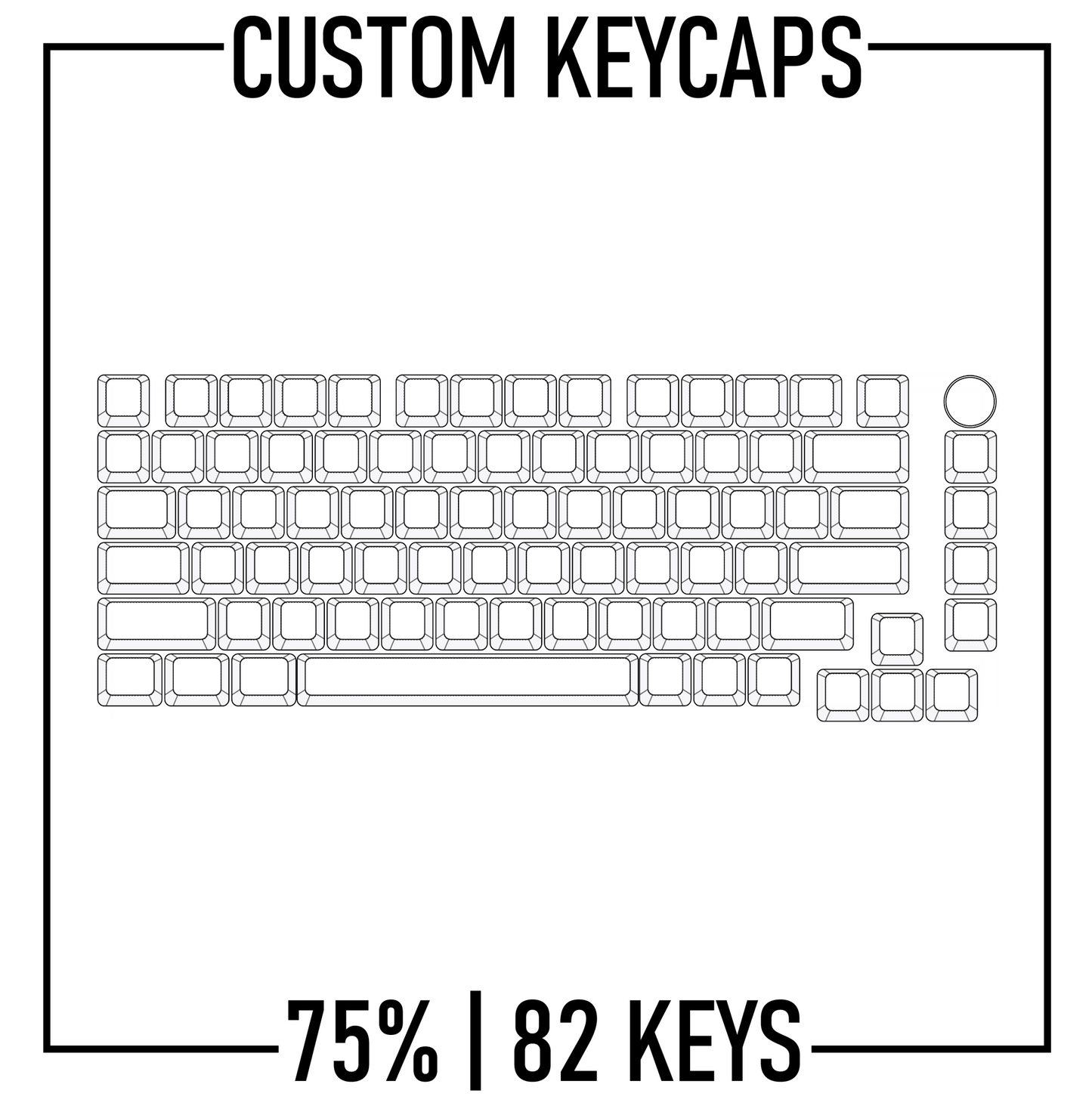 Design Studio - 75% Keyboard Custom Keycaps Set | PBT Keycaps