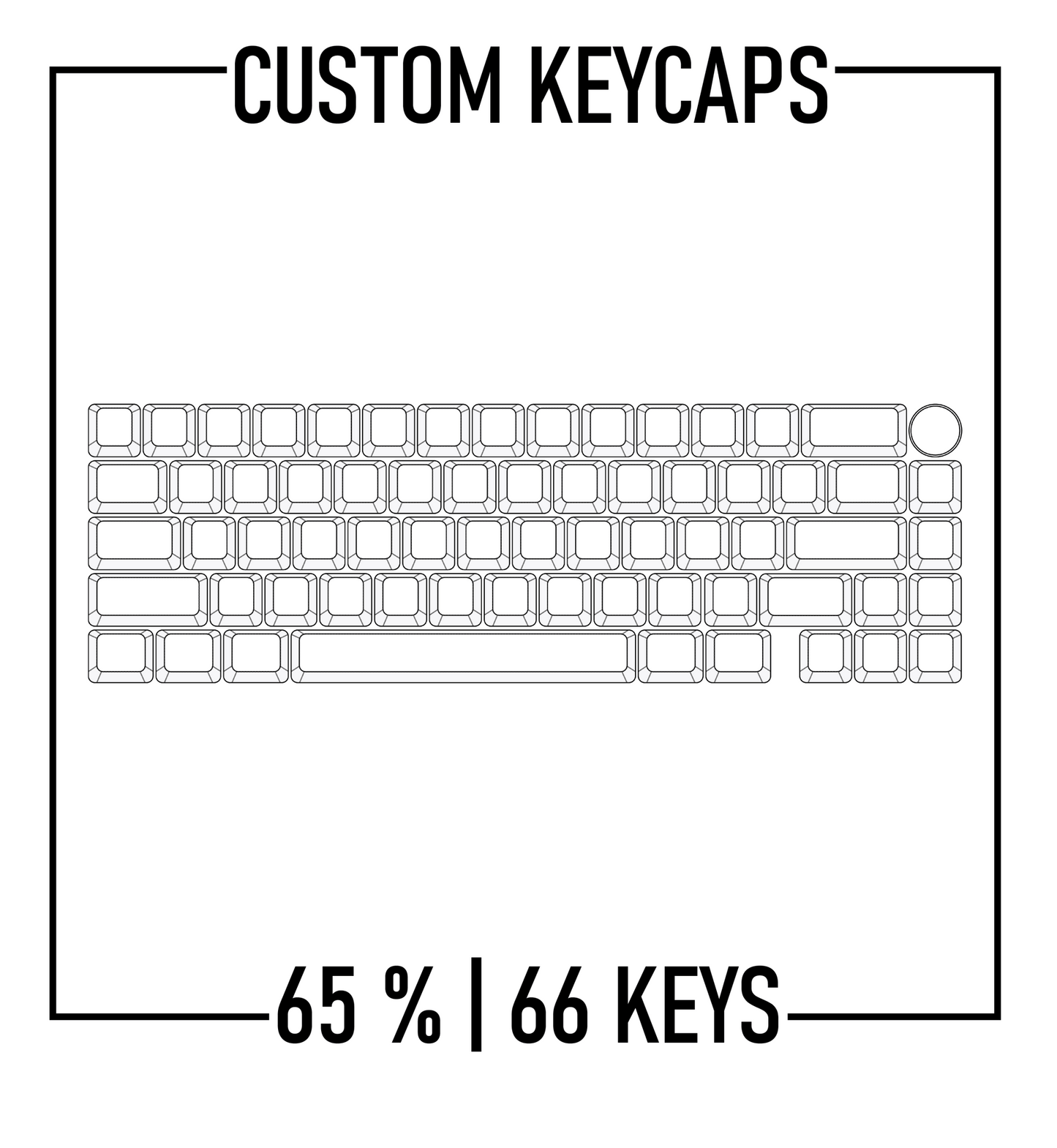 Design Studio - Zoom65 Custom Keycaps Set | PBT Keycaps