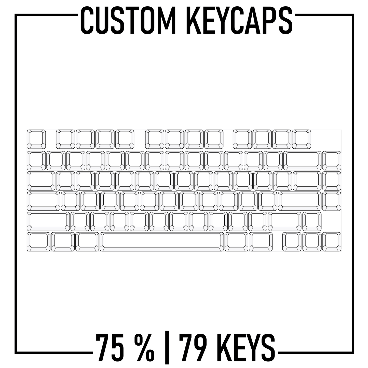 Design Studio - Zoom75 Custom Keycaps Set | PBT Keycaps
