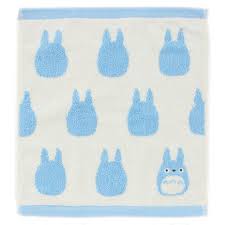 My Neighbor Totoro – Small White Totoro Silhouette Face Towel | Marushin Studio Ghibli Japan Import