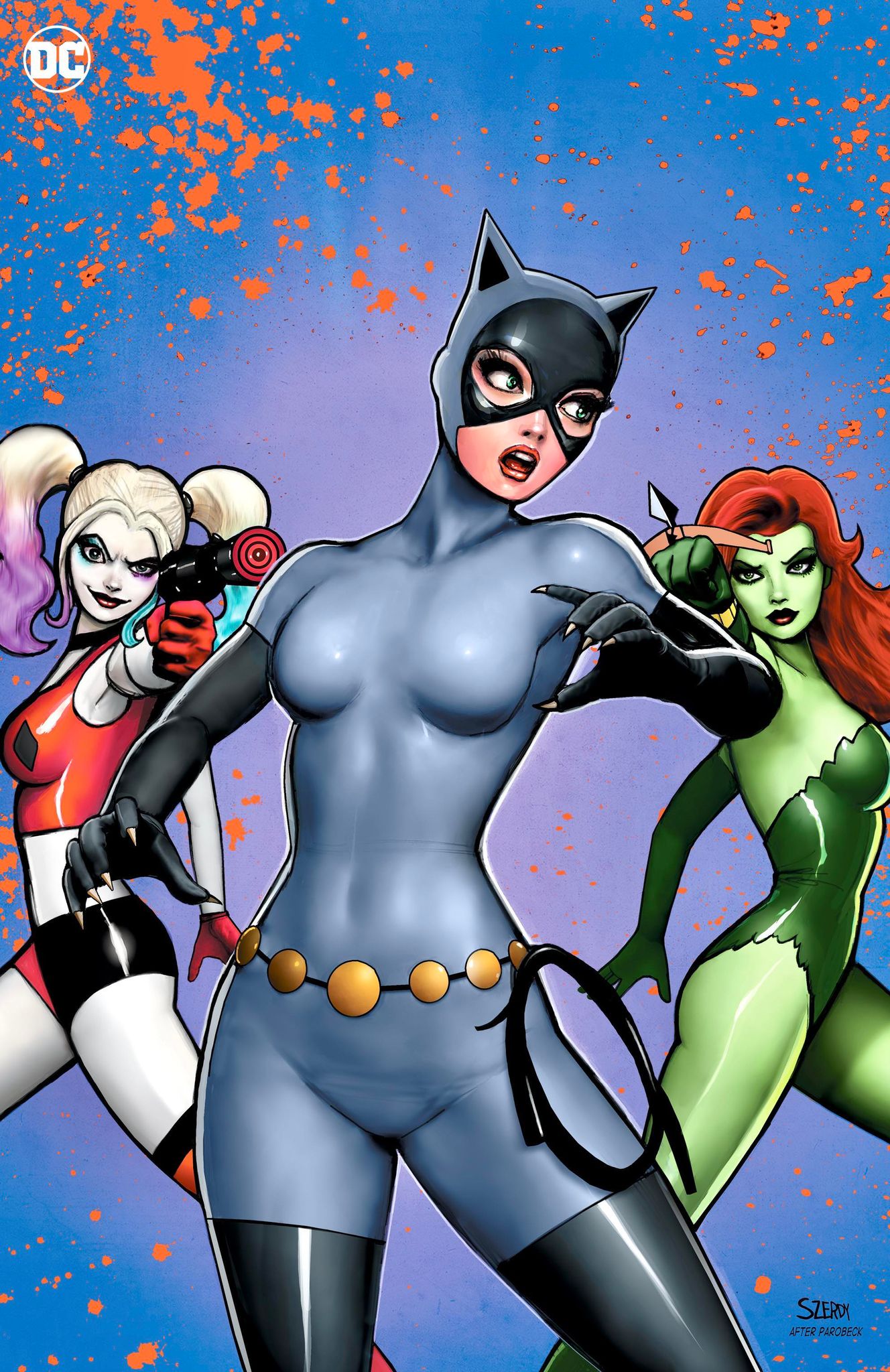 GOTHAM CITY SIRENS #1 (NATHAN SZERDY EXCLUSIVE HOMAGE VIRGIN VARIANT)(2024) COMIC BOOK ~ DC Comics