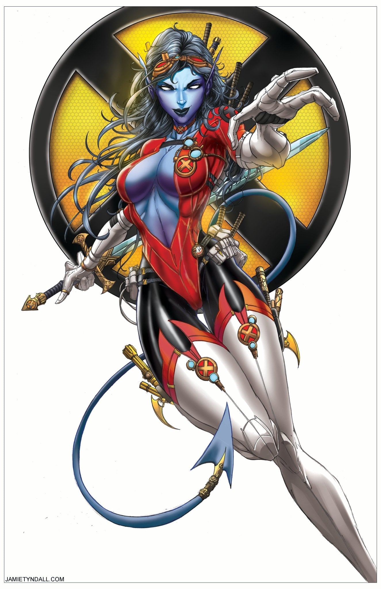 Lady Nightcrawler Print - House of velmora
