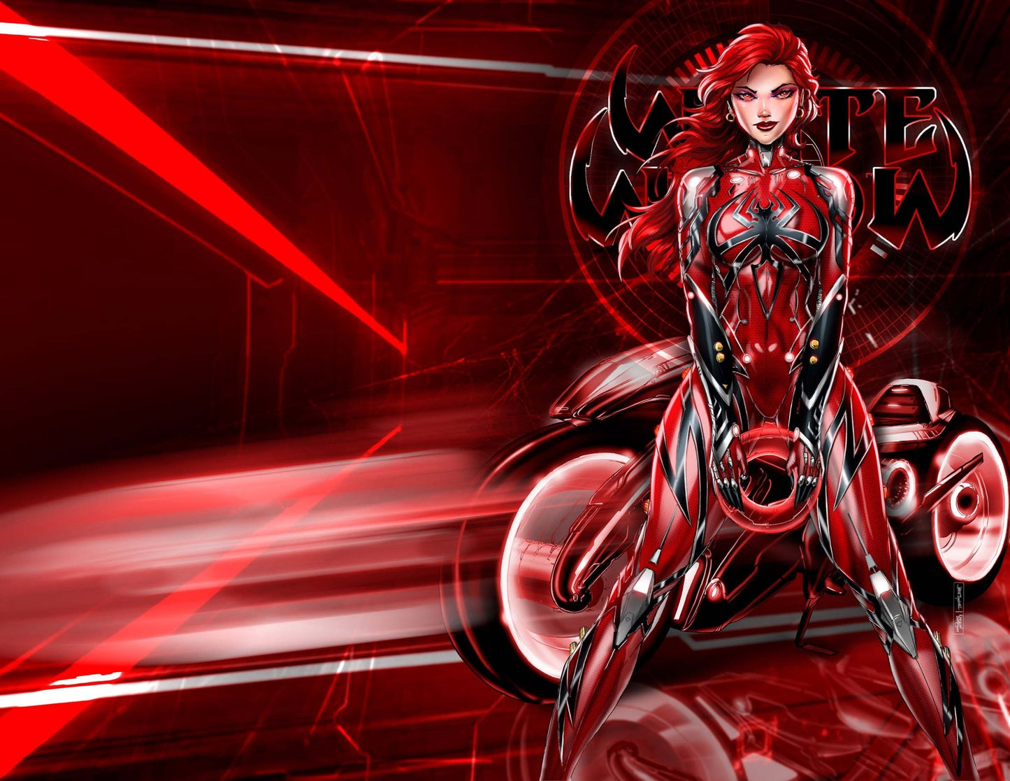 NYCC Blood Widow Tron Trade Wraparound Comic - House of velmora