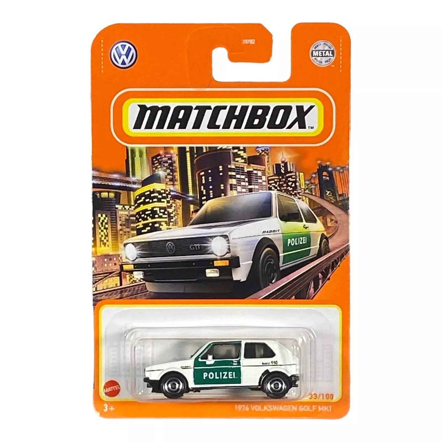Matchbox 1976 Volkswagen Golf MK1 33/100