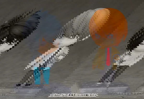 10 CM Death Note L and Yagami Light Anime Figurines, Kawaii Cute Chibi Action Figures PVC Toys Collection