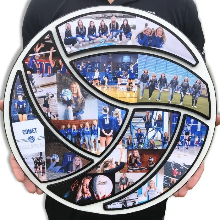 15 inch Volleyball Collage Gift | "Made to Perfection!"
