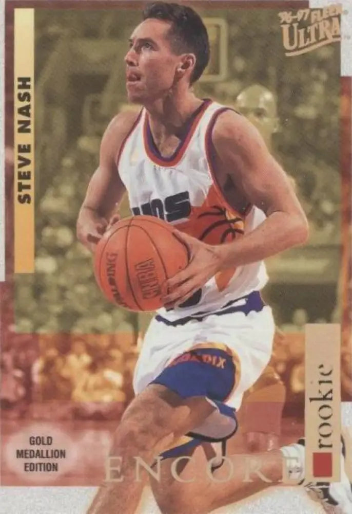 1996-97 Fleer Ultra Steve Nash Rookie Encore Gold Medallion #G-273 – Suns HOF