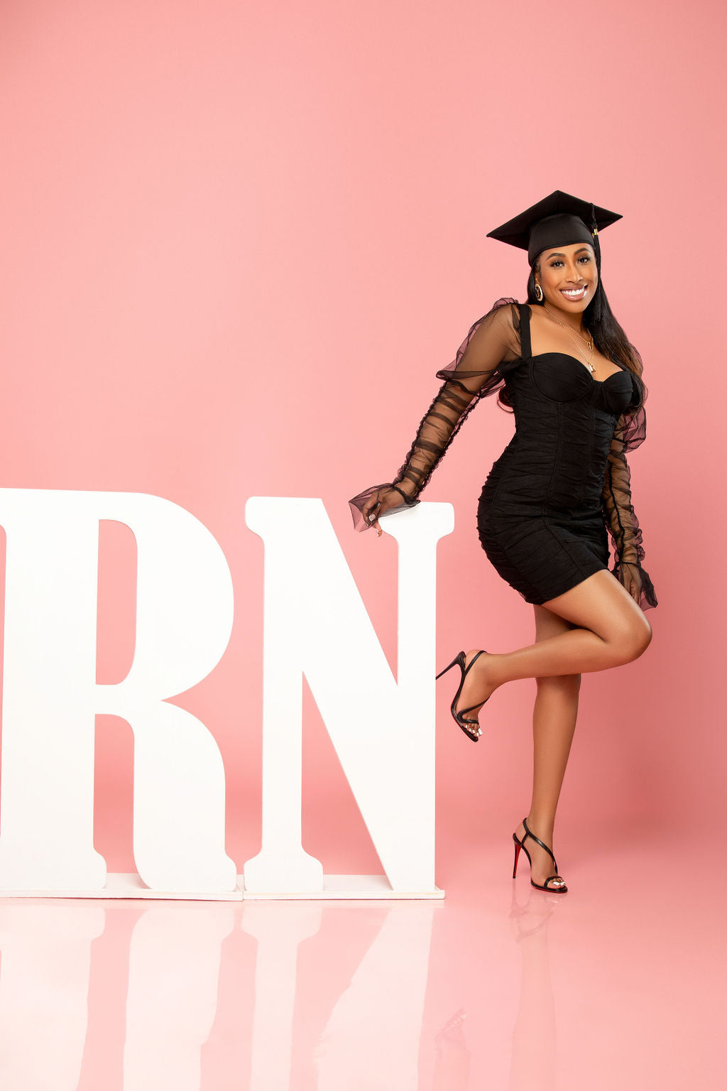 36 Inch Wooden RN Nurse Graduation Photo Props | "Came Quickly!"