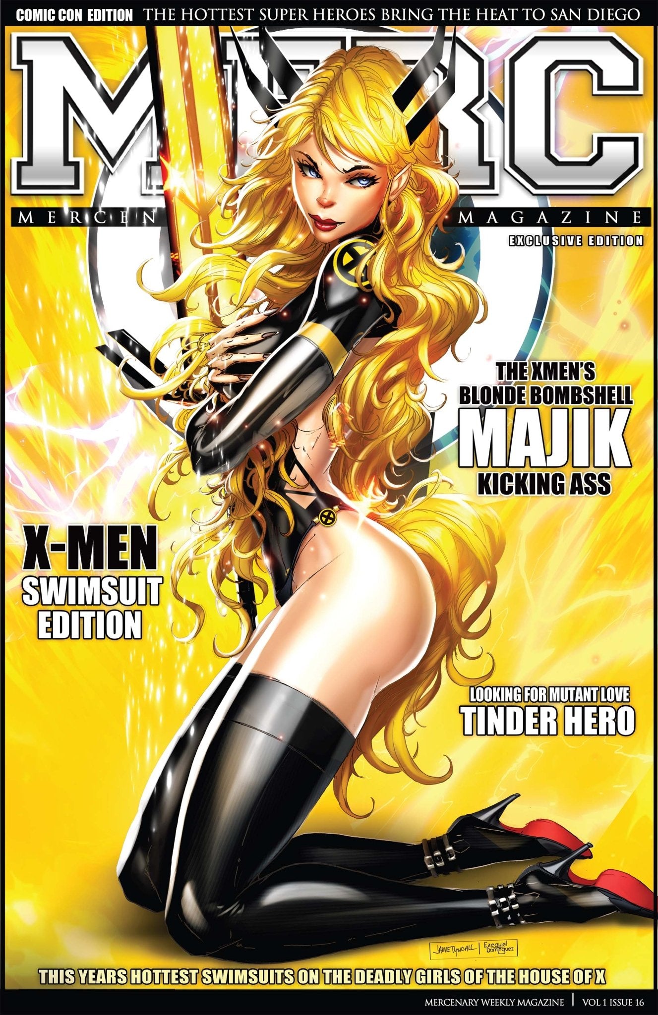 2025 Mutant Sorceress Kneeling Merc Cosplay Comic - House of velmora