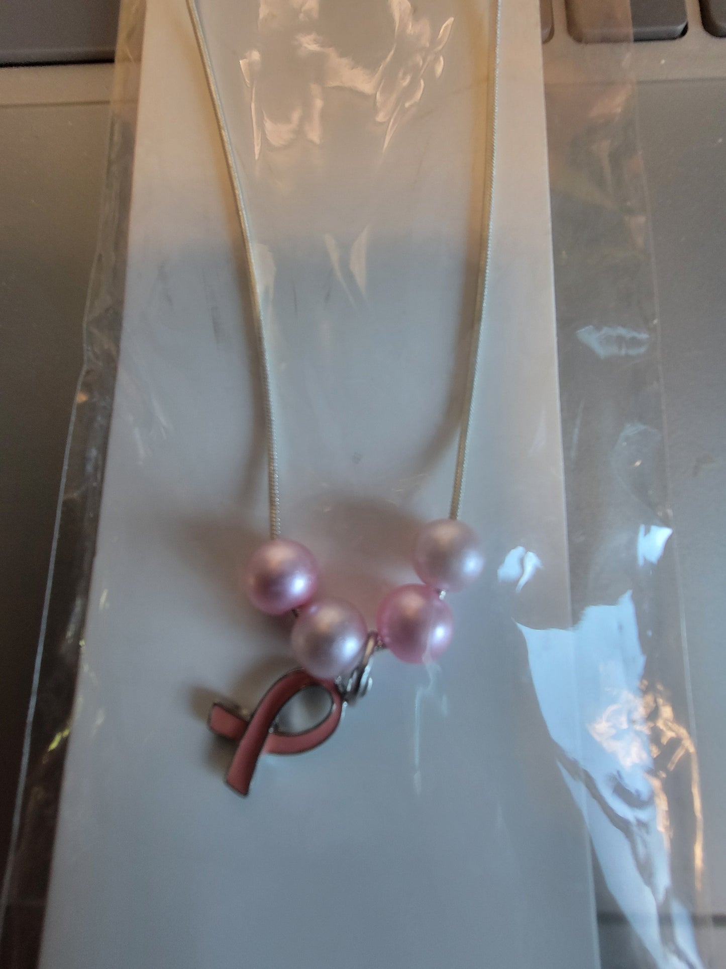 Breast Cancer Awareness Necklace