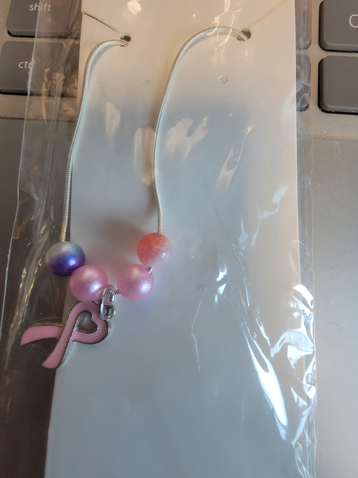 Breast Cancer Awareness Necklace