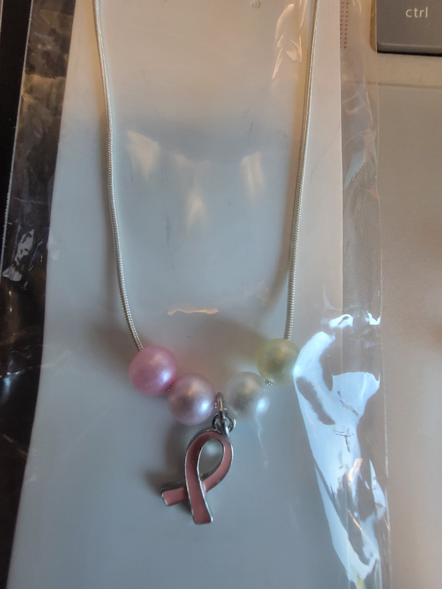 Breast Cancer Awareness Necklace