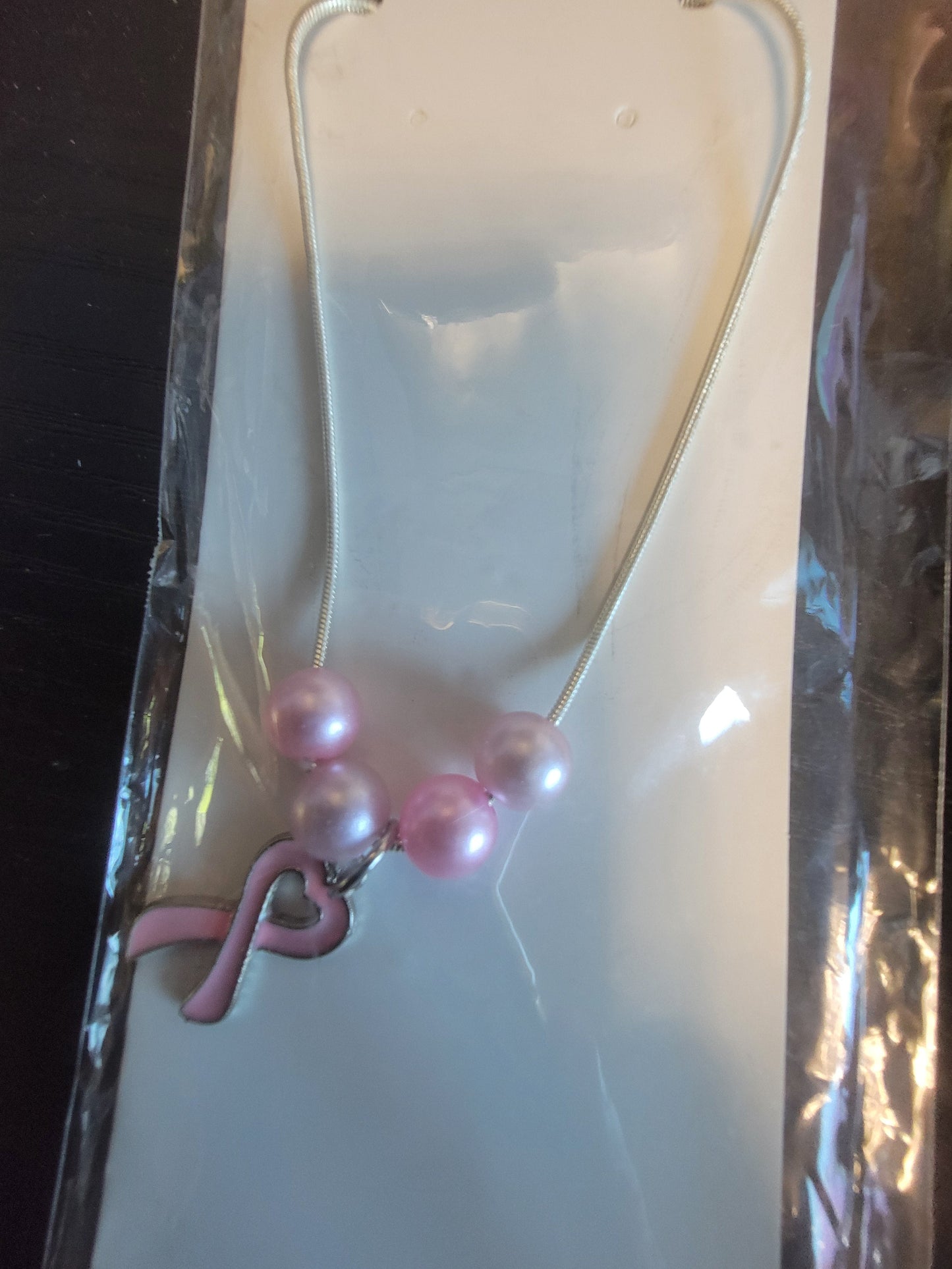 Breast Cancer Awareness Necklace
