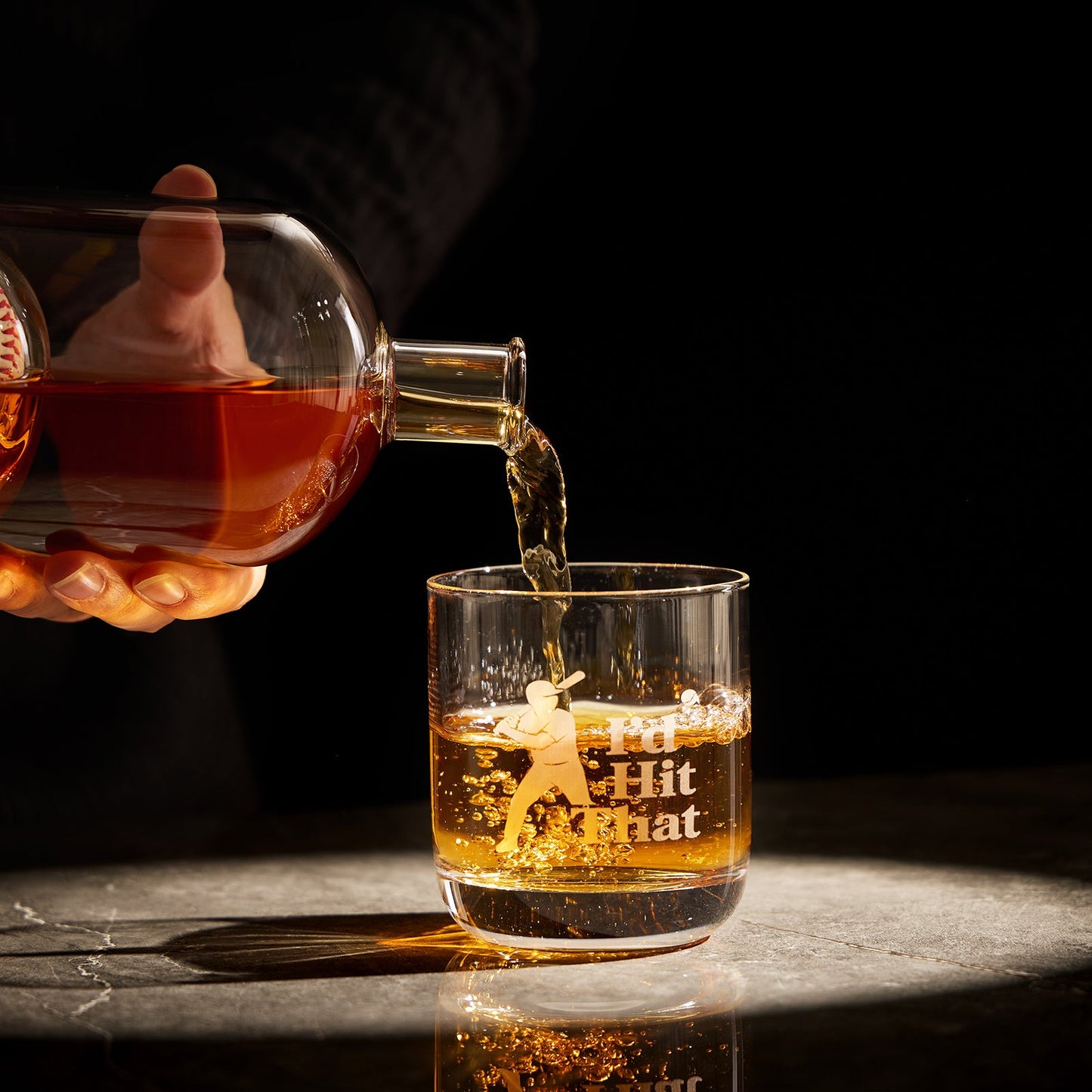 Baseball Decanter Set