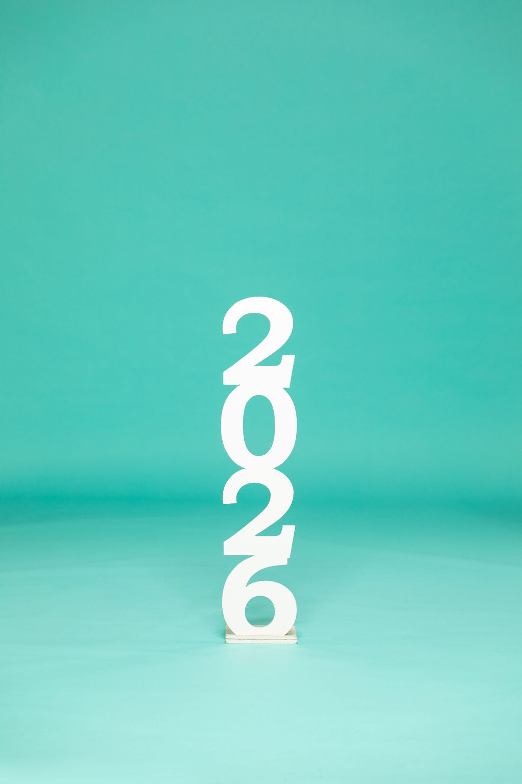 36 inch 2026 Vertical Wood Photo Prop Sign | "LOVE our props!"