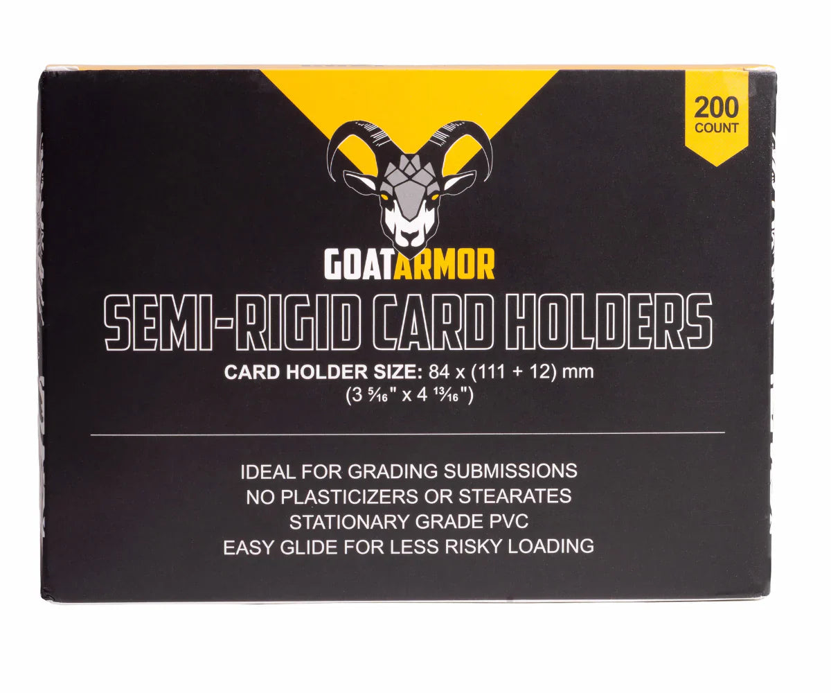 Goat Armor Semi-Rigid Card Holders (200 Count)