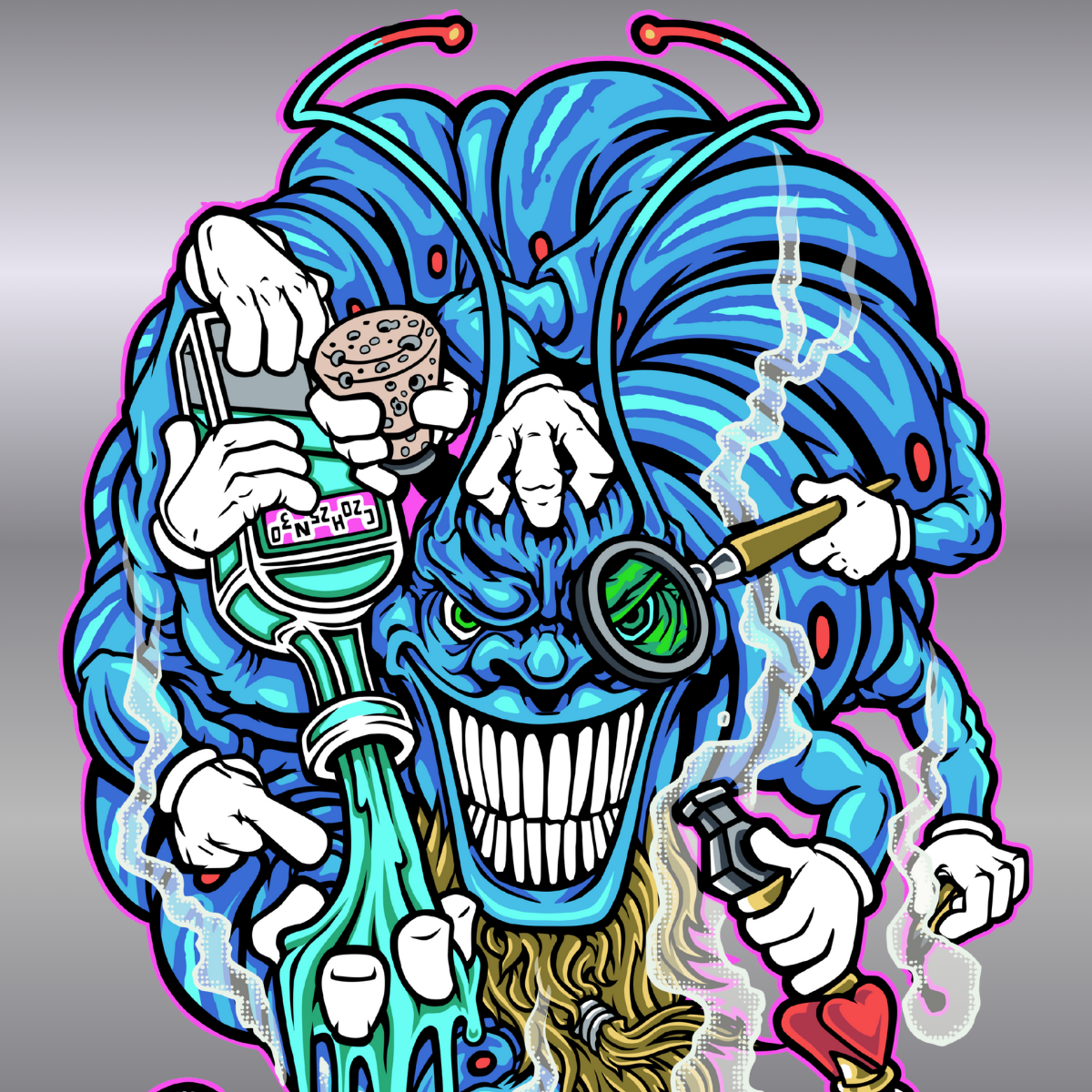 Dan Falconer Dream Stealer Limited Edition, HAND-PAINTED Deck (PRE-ORDER, NOVEMBER)