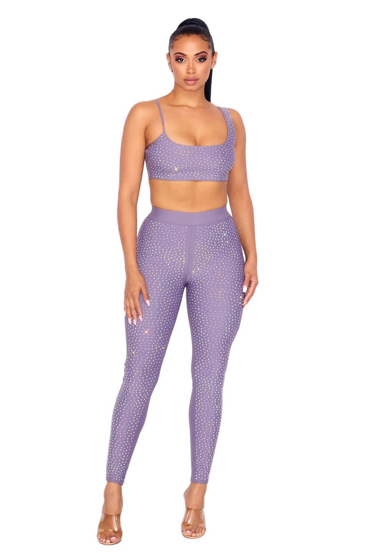 2 PC Bling Legging Set