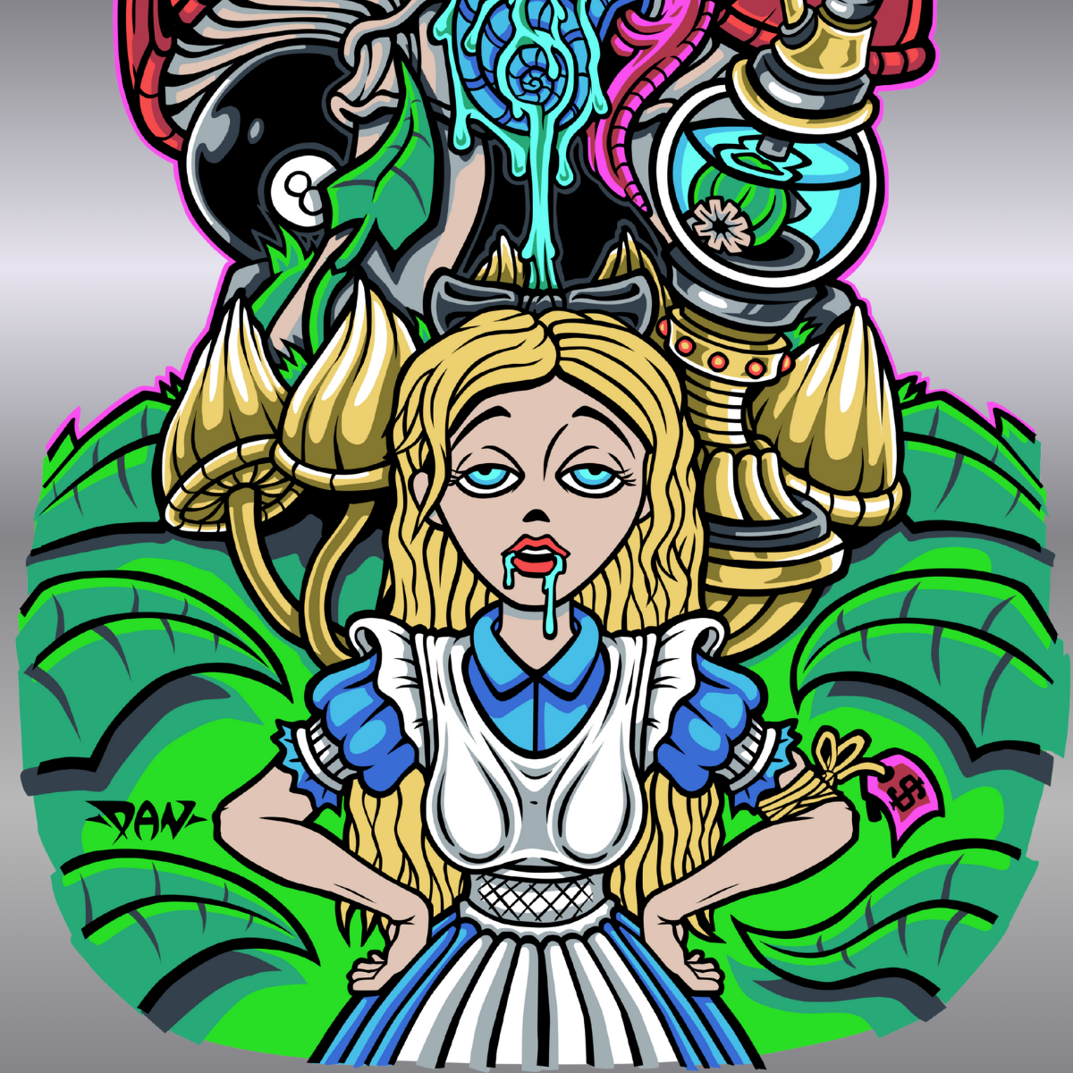 Dan Falconer Dream Stealer Limited Edition, HAND-PAINTED Deck (PRE-ORDER, NOVEMBER)