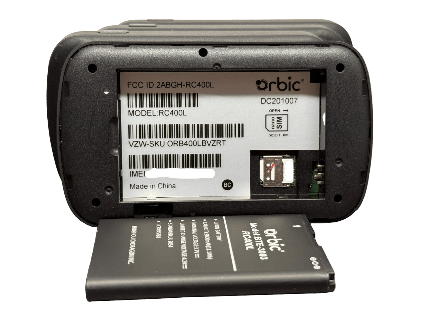 Open Box - RayHunter IMSI Catcher / Stingray Detector – Orbic RC400L Mobile Hotspot Professionally Installed • Updated • Fully Tested
