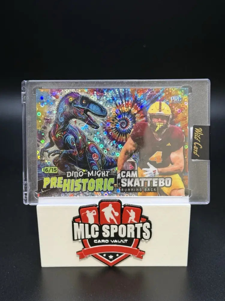 5/15 Cam Skattebo 2024 Wild Card Alumination DINO-MIGHT PRC Lava T-REX