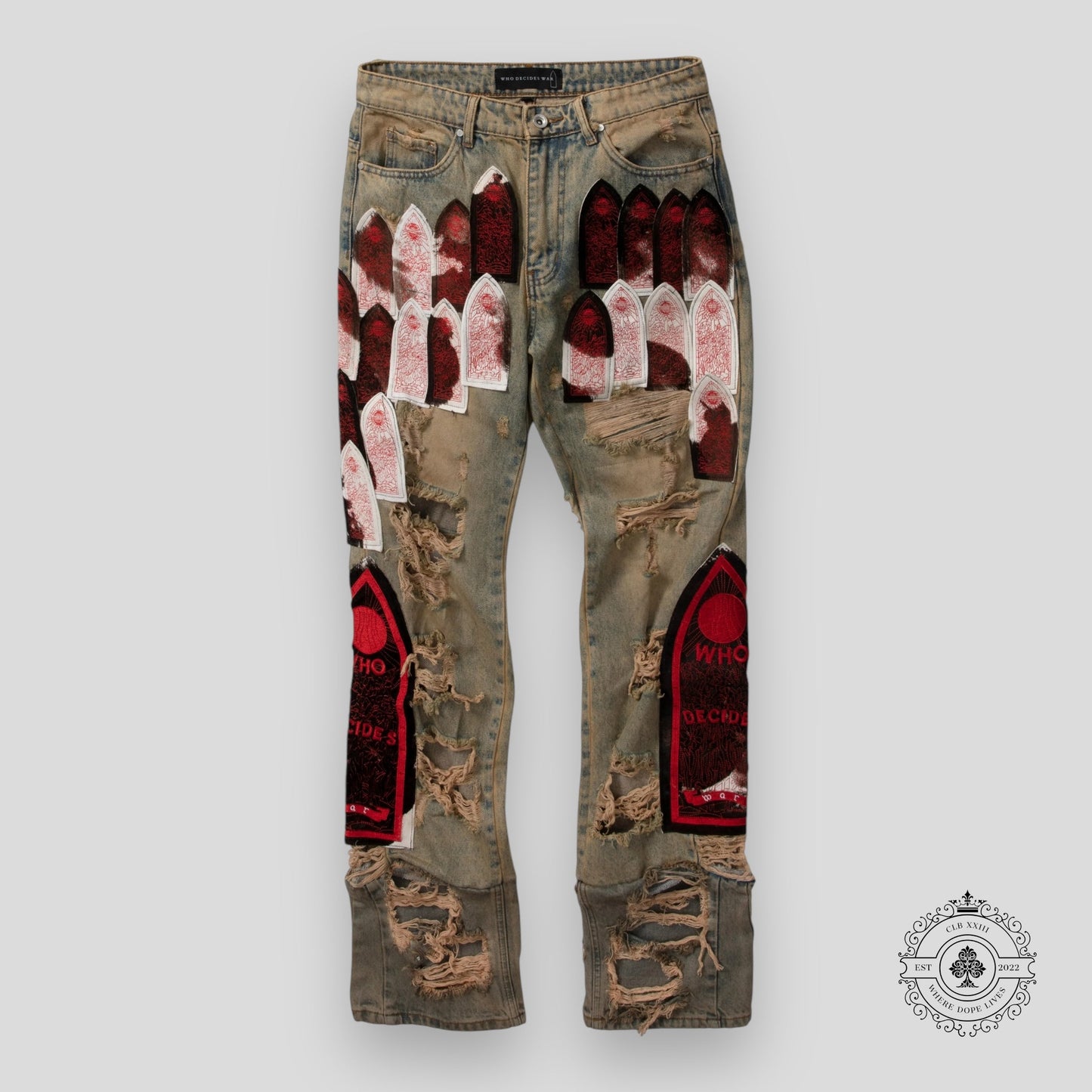 Who Decides War Sangre Patch Denim