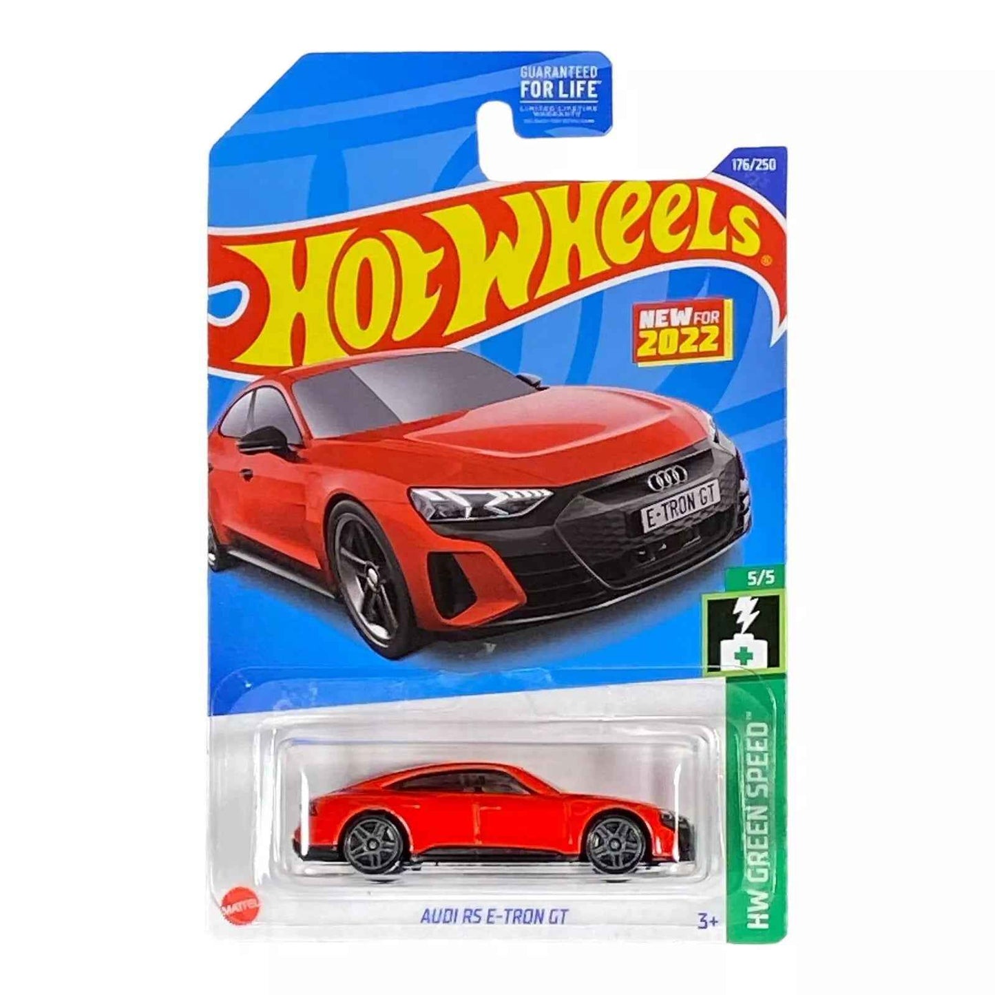 Hot Wheels Audi RS E-Tron GT Green Speed 5/5