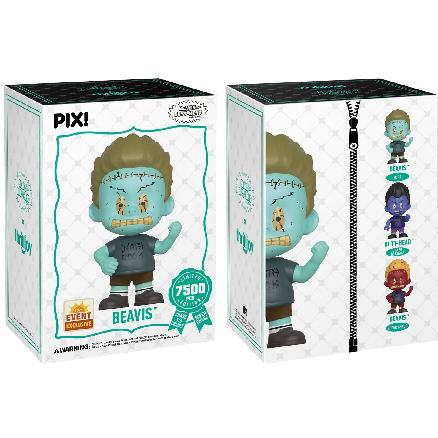 [Thrilljoy] [EXCLUSIVE] MTV's Beavis and Butt-Head - Beavis LE7500 PIX Vinyl Figure (1 in 6 Chance at Chase)