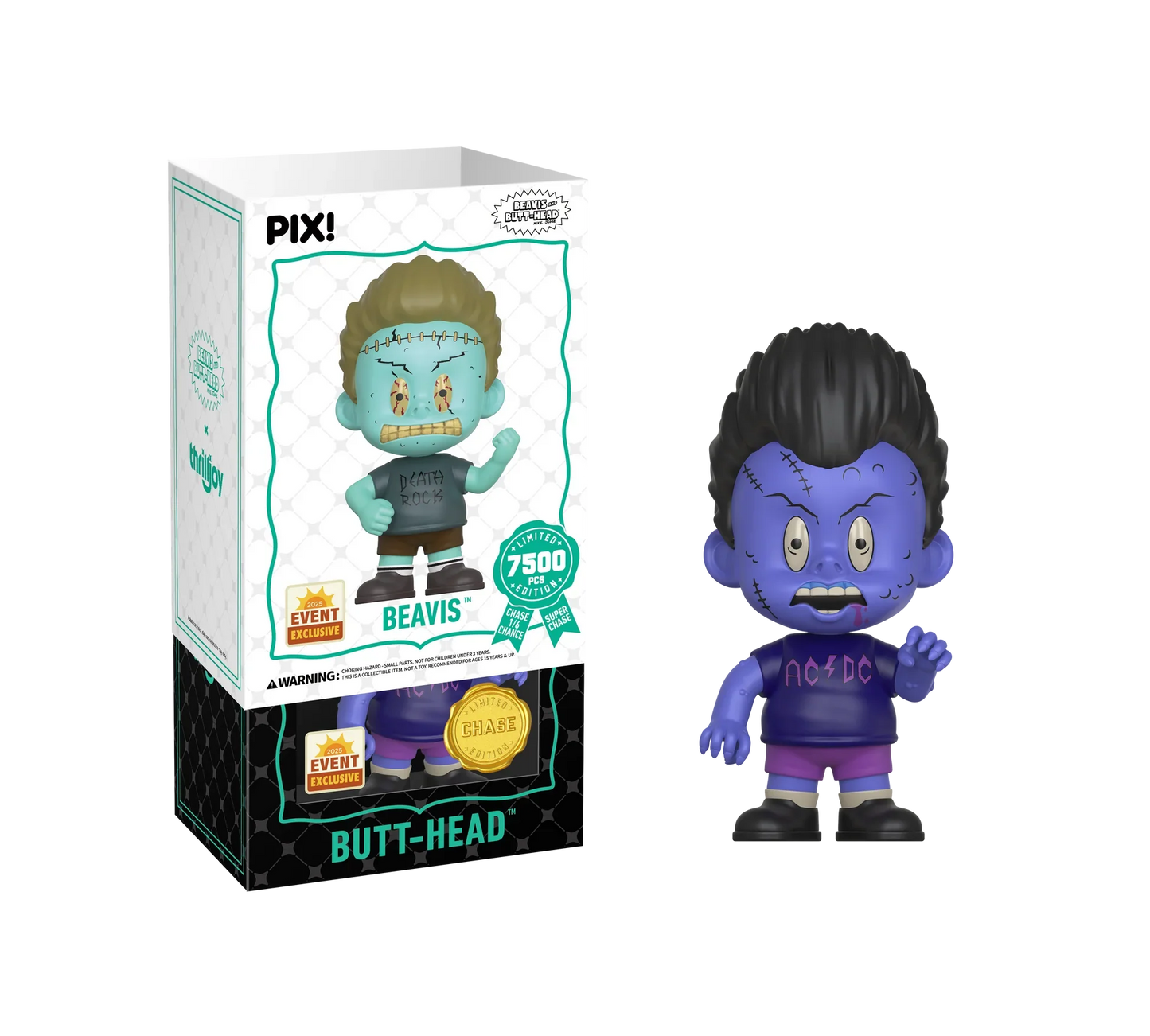 [Thrilljoy] [EXCLUSIVE] MTV's Beavis and Butt-Head - Beavis LE7500 PIX Vinyl Figure (1 in 6 Chance at Chase)