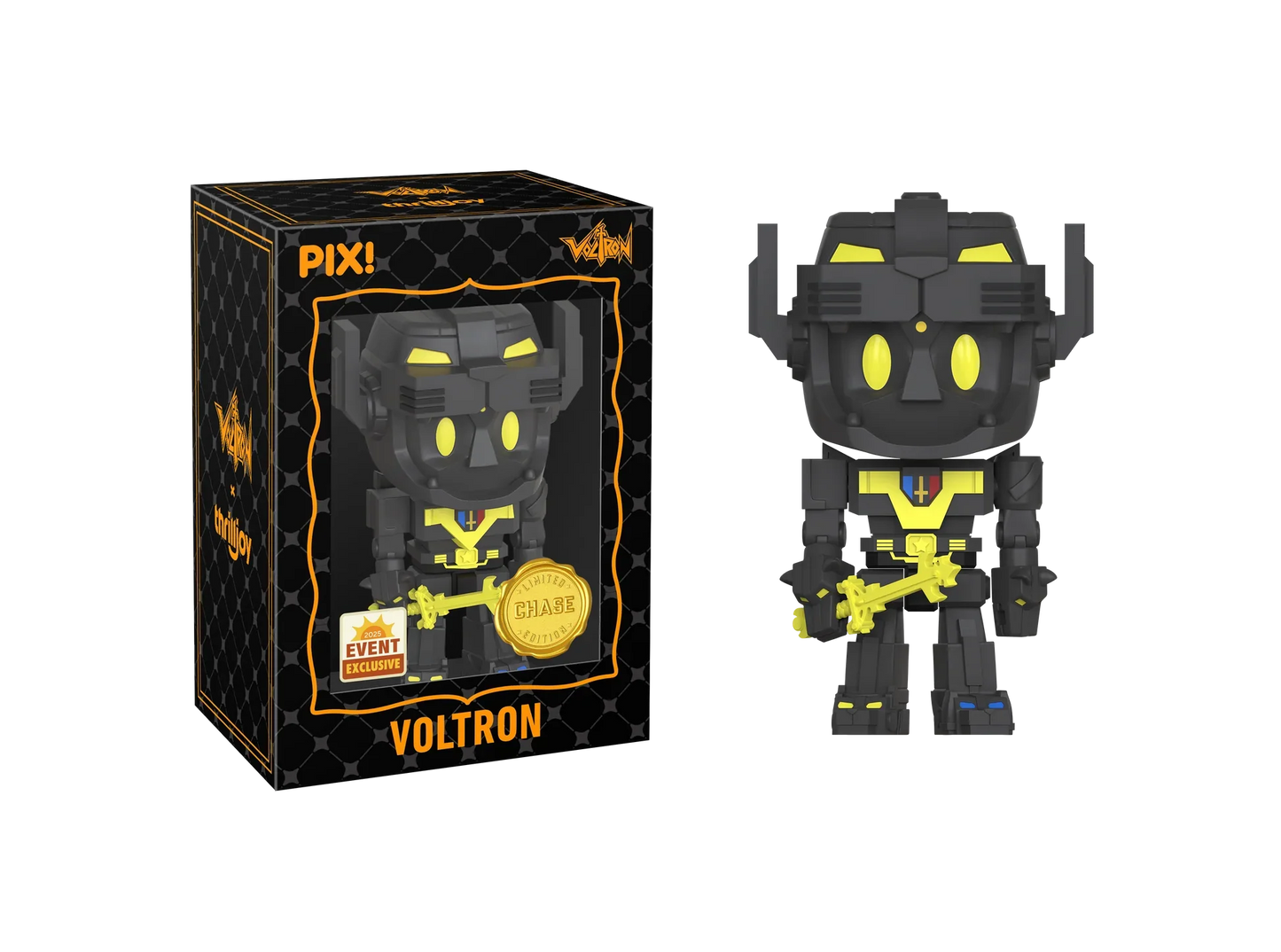 [Thrilljoy] [EXCLUSIVE] Voltron Defender of the Universe - Voltron LE6000 PIX Vinyl Figure (1 in 6 Chance at Chase)