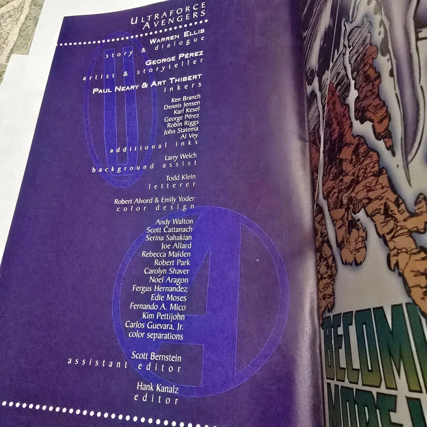 Ultraforce Avengers #1 Marvel Malibu Crossover Comic 1995