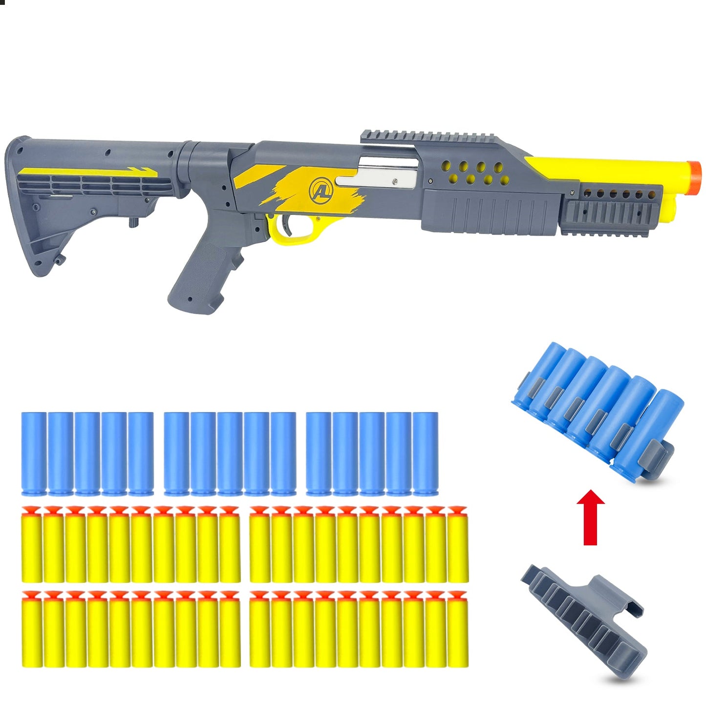 Foam bullet toys, hand-held toys, the most realistic play experience.
